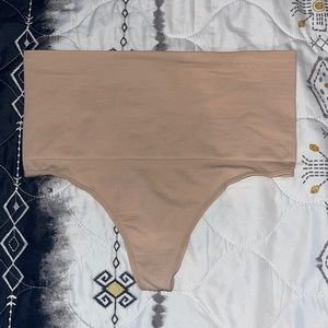 NUDE HIGH WAISTED THONG from PINK